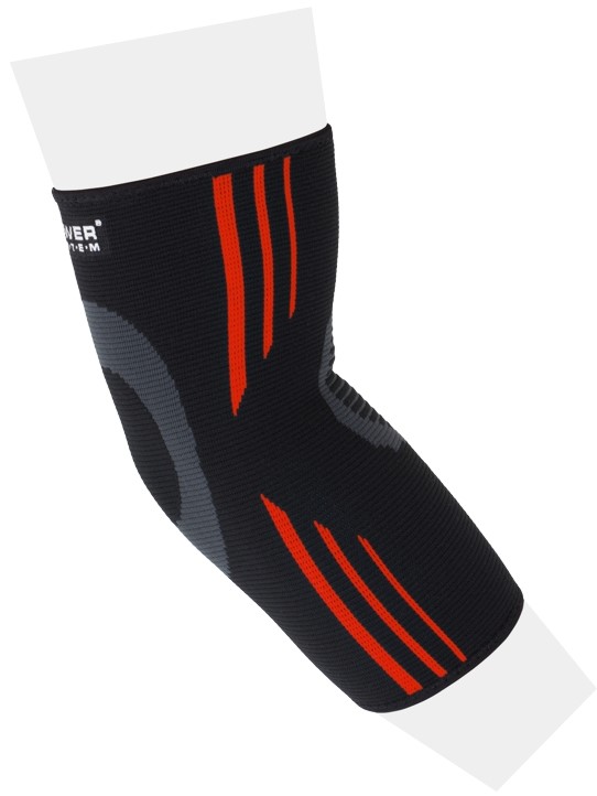 Power System Bandáže na lokty Elbow Support Evo černooranžové