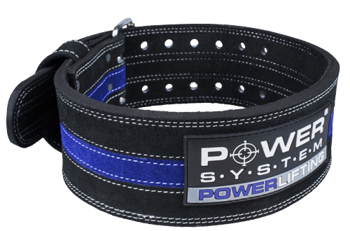 Power System opasek PowerLifting modrý L
