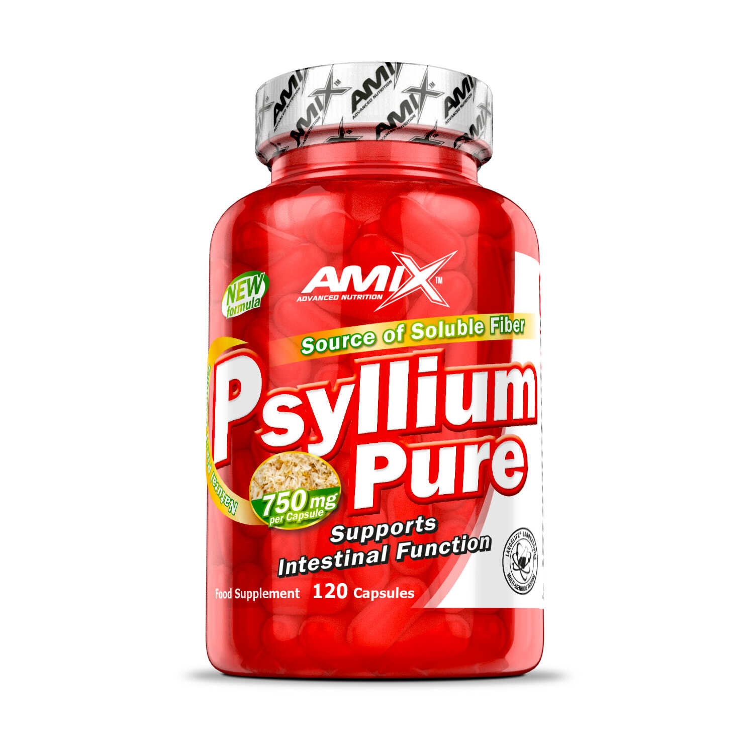 Amix Nutrition Psyllium Pure 1500mg 120 kapslí