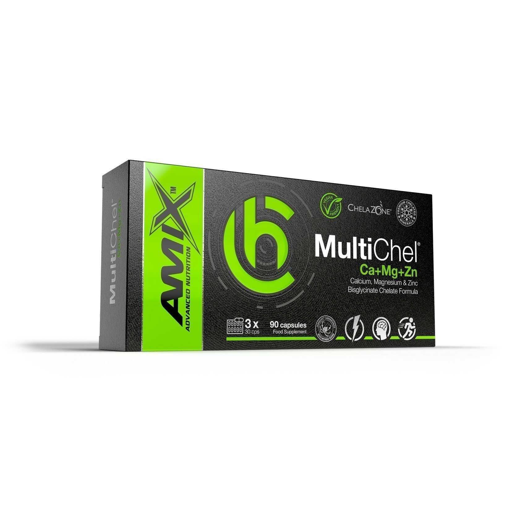 Amix Nutrition ChelaZone MultiChel Ca+Mg+Zn 90 kapslí