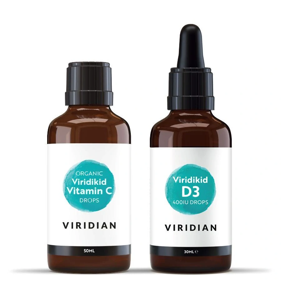 Balíček Viridikid (Vitamin C 50ml + Vitamin D 30ml)