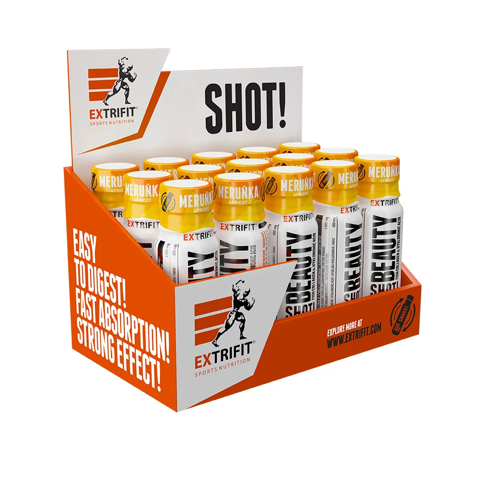 Extrifit Beauty Shot! 15 x 90 ml apricot