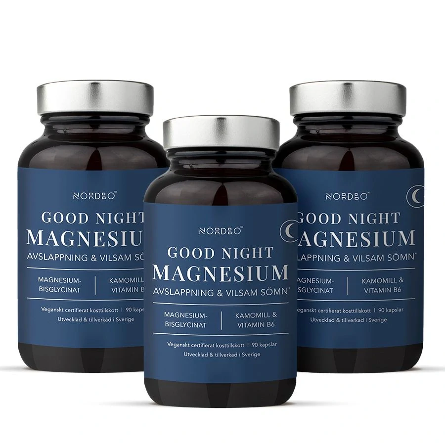 Nordbo Magnesium Good Night 90 kapslí 2 + 1