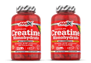 Amix Creatine Monohydrate 220 kapslí + 220 kapslí