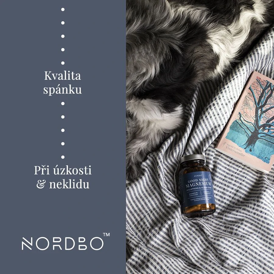 Nordbo Magnesium Good Night 90 kapslí 2 + 1