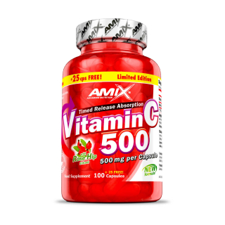 Amix Nutrition Vitamin C 500mg 125 kapslí