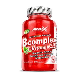 Amix Nutrition B-Complex + vitamín C 90 kapslí