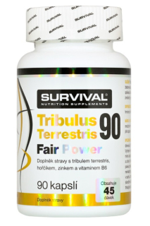 Survival Tribulus Terrestris 90% Fair Power 90 kapslí