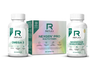 Reflex Nutrition Nexgen Pro 90 kapslí + Reflex Omega 3 90 kapslí + Reflex Magnesium 90 kapslí