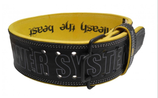 Power System Fitness opasek Beast žlutý M
