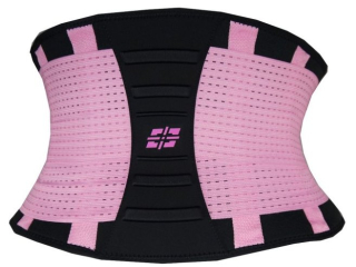Power System Zeštíhlující a tvarující pás Waist Shaper růžový S/M
