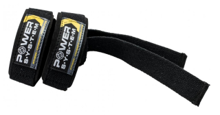 Power System posilovací trhačky Power Straps BLACK/YELLOW