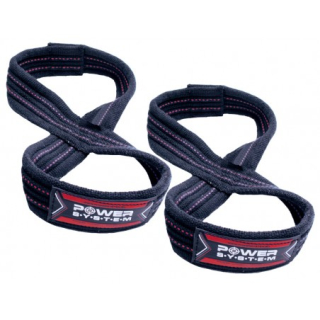 Power System Lifting Straps Figure 8 Silové popruhy červené S/M