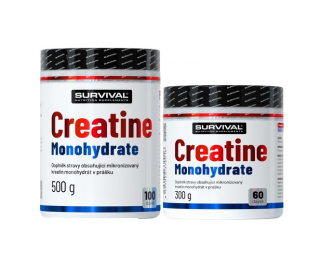 Survival Creatine Monohydrate - akce 500 g + 300 g