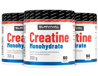 Survival Creatine Monohydrate 300 g + 300g + 300g